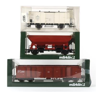 Märklin Spur 1, 3 Stk. Güterwagen wie folgt: - Toys