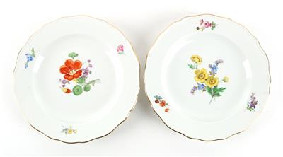 4 Meissen Dessertteller, - Antiquitäten