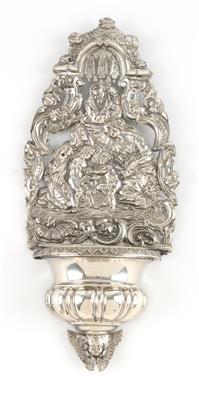 Silber Weihwasserbecken, - Antiquitäten