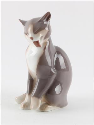 Sitzende Katze, - Antiquitäten
