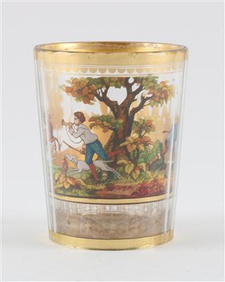 Zwischengold-Glas, - Antiques