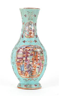 Famille rose Vase, China, Qianlong Periode, - Asiatika