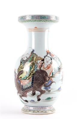 Famille vert Vase, - Asiatica