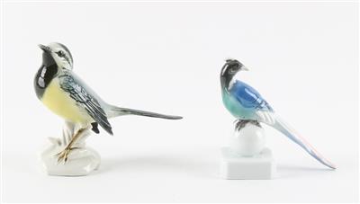 2 Vögel, - Antiquitäten
