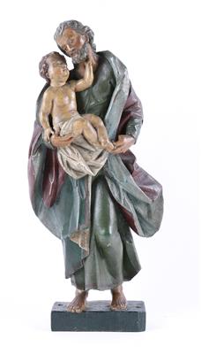 Hl. Josef mit Jesuskind, - Antiquariato
