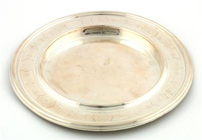 Wiener Silber Teller, - Antiquitäten