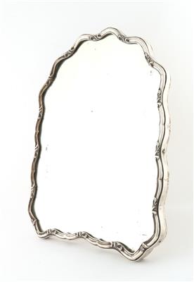 Wiener Silber Standspiegel von 1840, - Stříbro