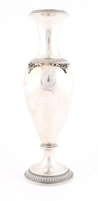 Italienische Silber Vase, - Silber