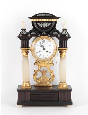 Biedermeier Portaluhr - Antiques, clocks, scientific Instruments and models