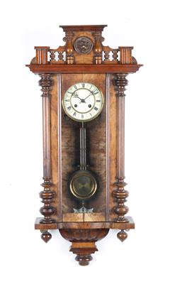 Kleine altdeutsche Wandpendeluhr - Antiques, clocks, scientific Instruments and models