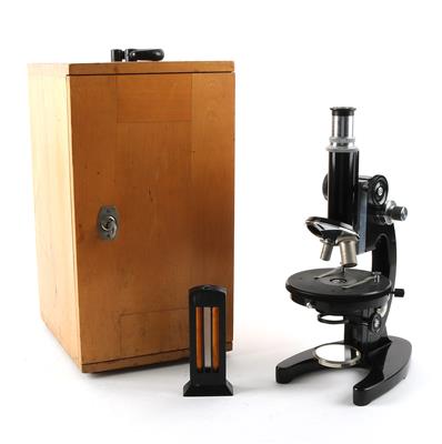 Mikroskop um 1940 - Antiquitäten, Uhren, historische wissenschaftliche Instrumente und Modelle