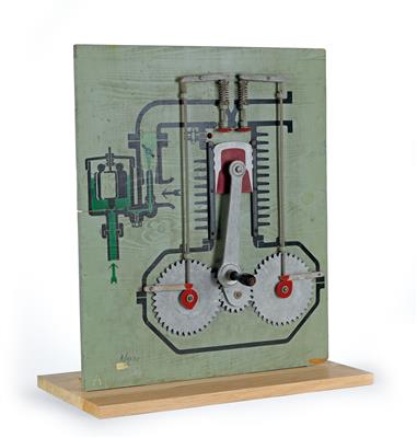 Motormodell um 1950 - Antiquitäten, Uhren, historische wissenschaftliche Instrumente und Modelle