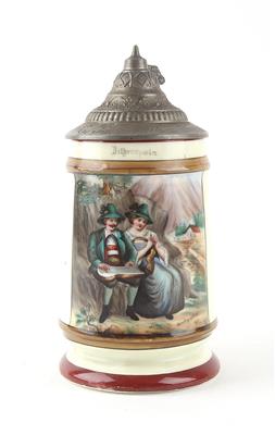 Bierkrug, wohl Österreich um 1880, - Antiquitäten
