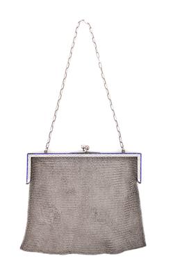 Silber Abendtasche, - Antiquitäten