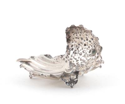 Italienischer Silber Aschenbecher in Muschelform, - Antiques