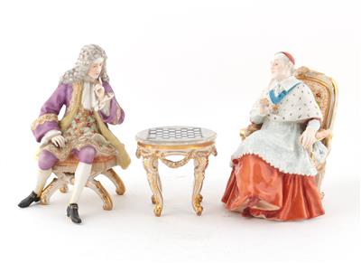 "Die Schachpartie", - Antiques