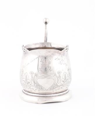 Silber Teeglashalterung, - Silber