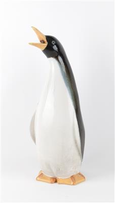 Pinguin-Brunnenfigur, - Antiquitäten