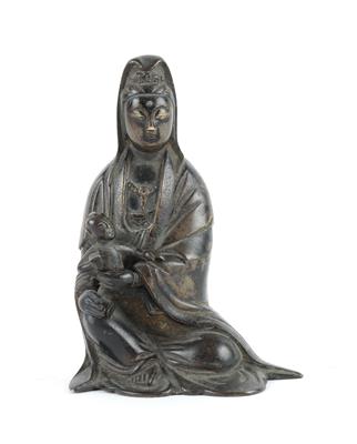 Guanyin mit Kind, - Asiatica