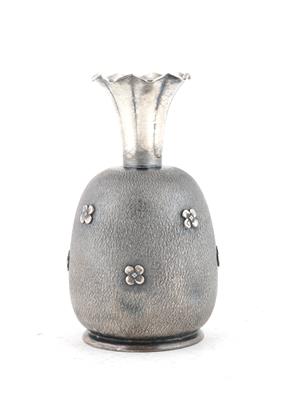 Italienische Silber Vase, - Stříbro