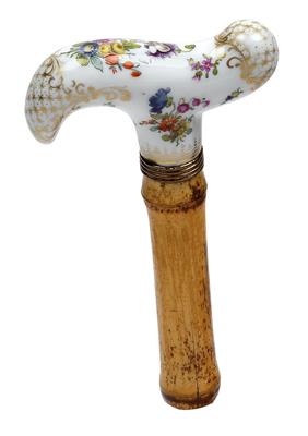 Eleganter Damen-Stockgriff, - Antiques