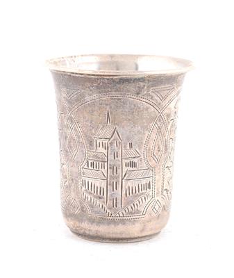 Moskauer Silber Becher von 1891, - Argenti