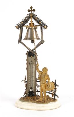 Figurales Thermometer - Historische wissenschaftliche Instrumente, Globen und Fotoapparate