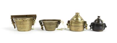 Vier Einsatzgewichtsätze aus Messing - Antique Scientific Instruments, Globes and Cameras