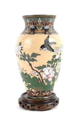 Cloisonné Vase, - Antiques