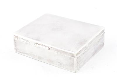 Deutsche Silber Deckelkassette, - Silver
