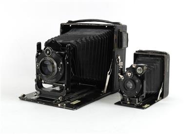 Zwei Rietzschel Kameras - Antiquariato