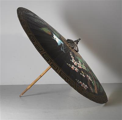 Chinesischer Lackschirm, - Antiquitäten