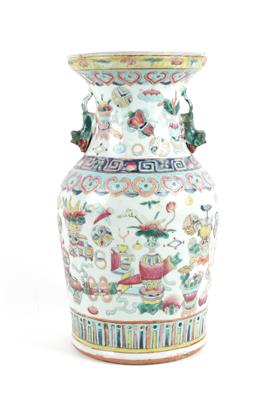 Famille rose Vase, - Antiquariato