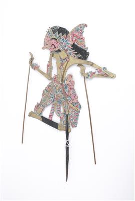 4 indonesische 'Wayang kulit' Schattenspiel-Figuren, - Asiatika und islamische Kunst