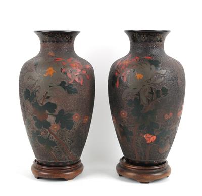 Paar Vasen, - Asiatica