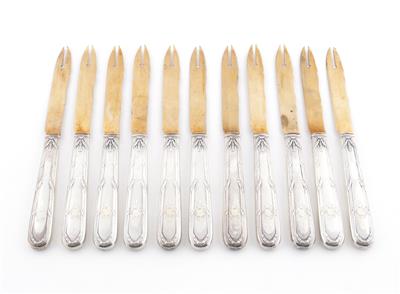 11 französische Messer, - Antiquitäten