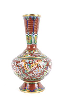 Cloisonné Vase, - Antiquitäten