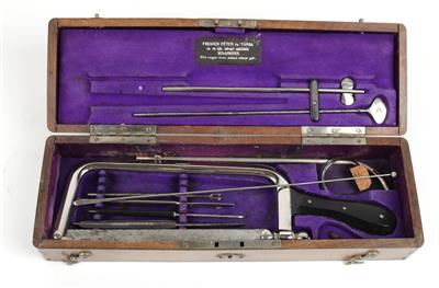 Kleiner chirurgischer Instrumentenkasten M.1885 - Antiquitäten