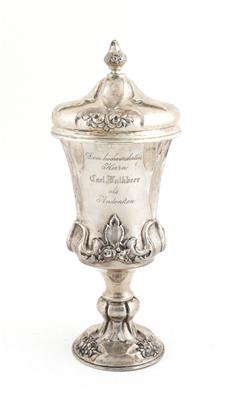 Wiener Deckelpokal, - Antiques