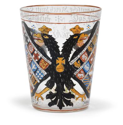 Lobmeyr-Kurfürsten-Becher, - Antiques