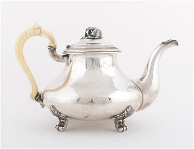 Wiener Silber Teekanne von 1847, - Starožitnosti