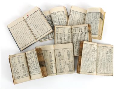 Konvolut von sieben watojihons, Japan, 19. Jahrhundert - Asiatica a Umění