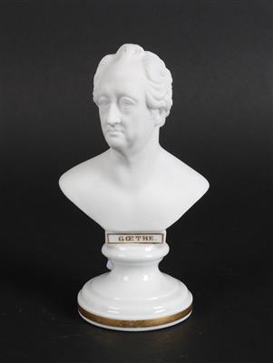 Goethe Büste, kaiserliche Manufaktur, Wien um 18(?)2 - Antiquitäten