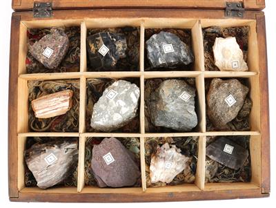 Mineralien- oder Gesteinssammlung - Antiquariato