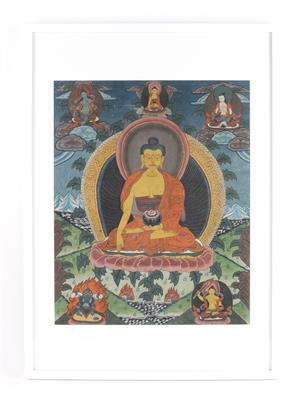 Thangka des Buddha Shakyamuni - Antiques