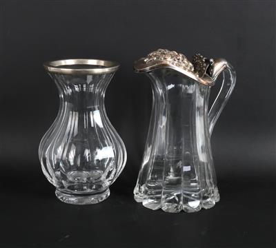 Vase und Krug, - Antiques