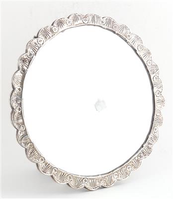 Ägyptischer Spiegel mit Silbermontierung, - Antiquariato