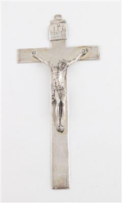 Wiener Silber Kreuz mit Corpus Christi, - Starožitnosti