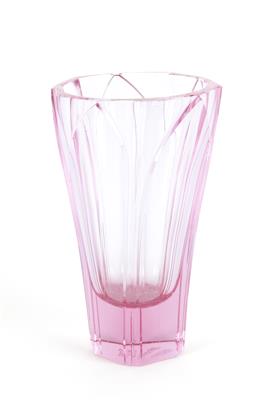 Moser - Vase, - Saisonabschluß-Auktion Antiquitäten