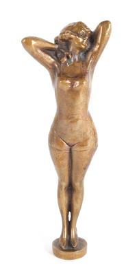 Bronze, junge Dame in Negligé, - Summer auction Antiques